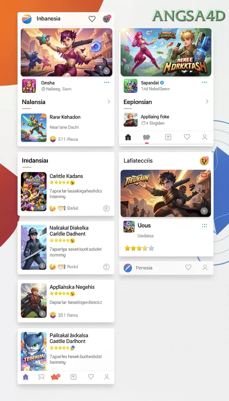Cuplikan layar GALAXY77 — halaman utama